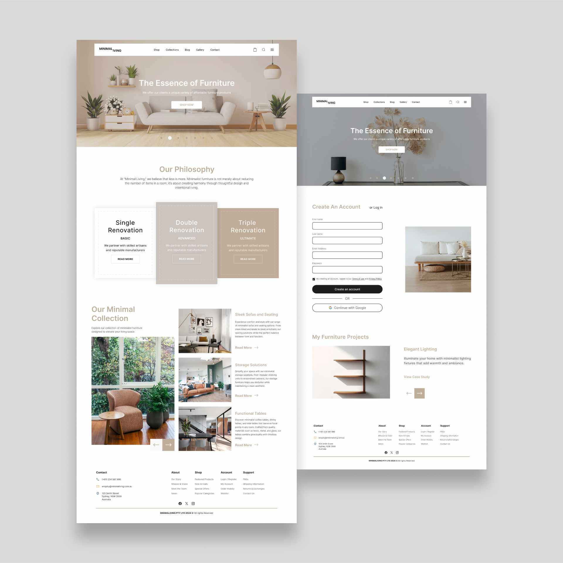 Minimal Furniture